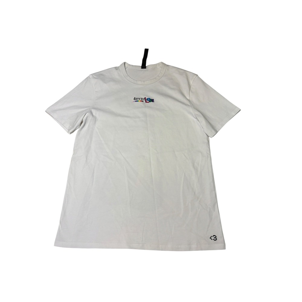 Lululemon Fundamental T-Shirt Pride Edition White Graphic Tee Mens Small